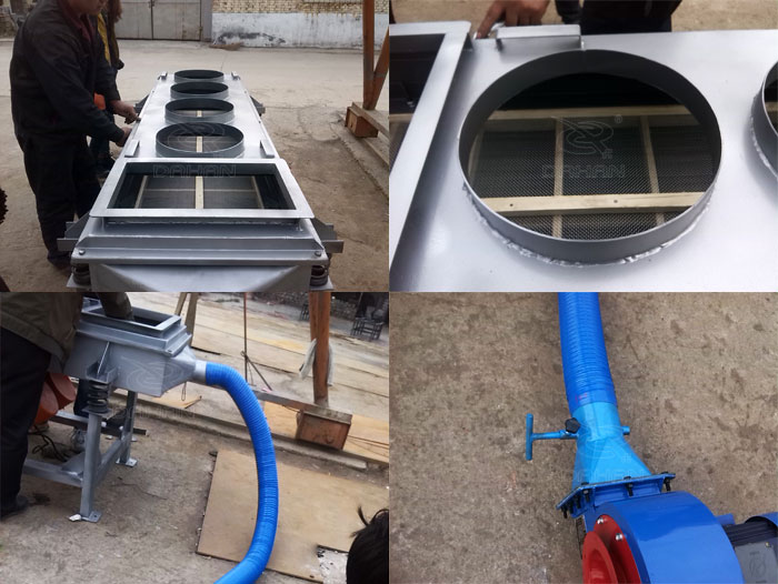 風(fēng)冷式直線振動篩特點 風(fēng)冷式直線振動篩特點